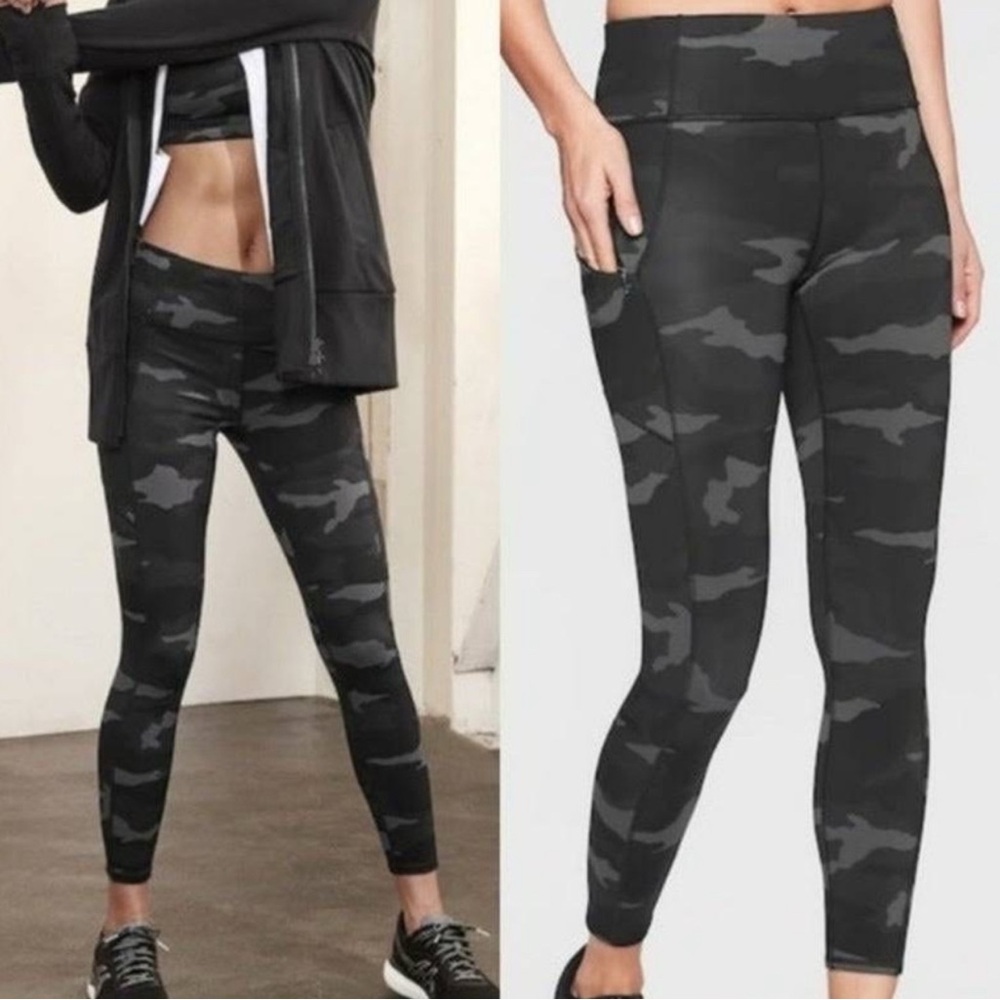 Athleta Camo Contender 7/8 Tight